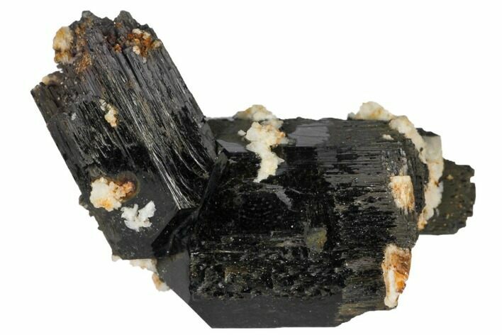 Black Tourmaline (Schorl) Crystals with Orthoclase - Namibia #132183